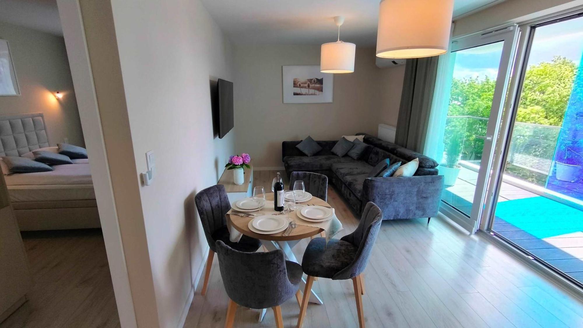 Cicha Przystan Apartamenty Whiteblue Sauna&Fitness&Parking Kołobrzeg Esterno foto